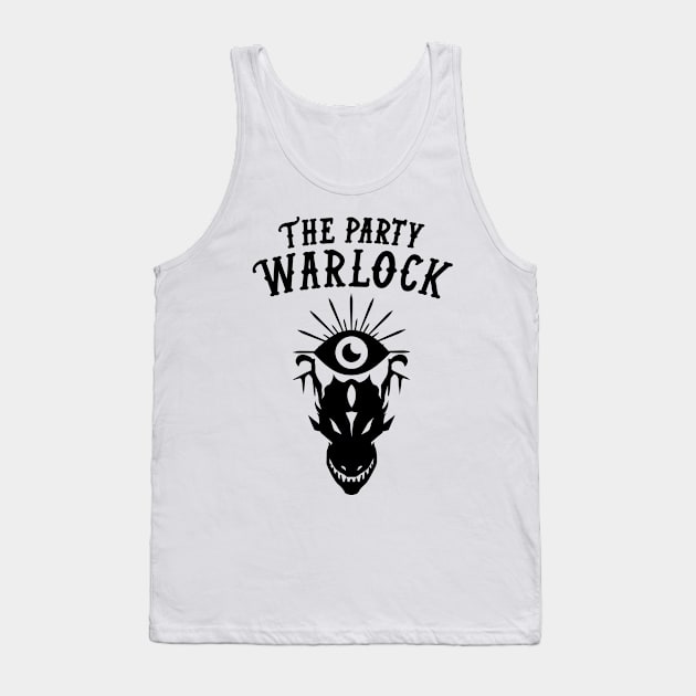 Warlock Dungeons and Dragons Team Party Tank Top by HeyListen